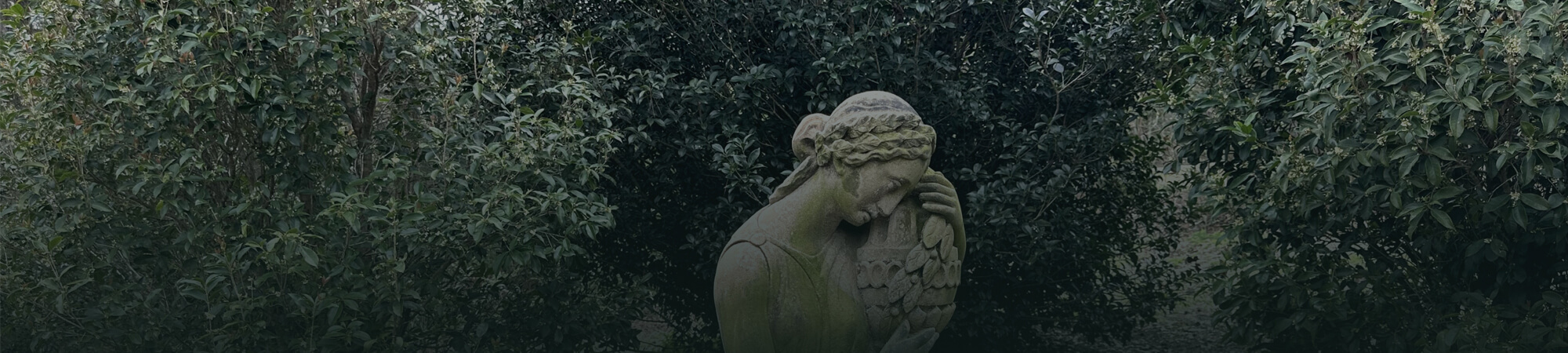 Terraces garden photo of statue